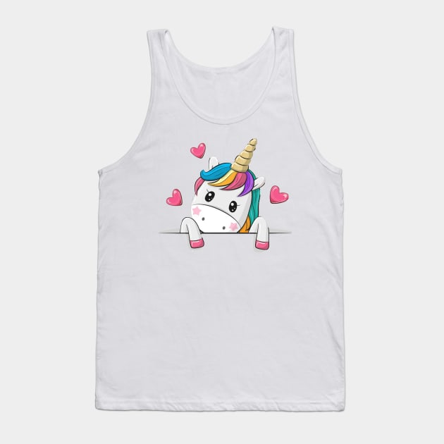 I'm a UNICORN, love unicorn! Tank Top by ggustavoo